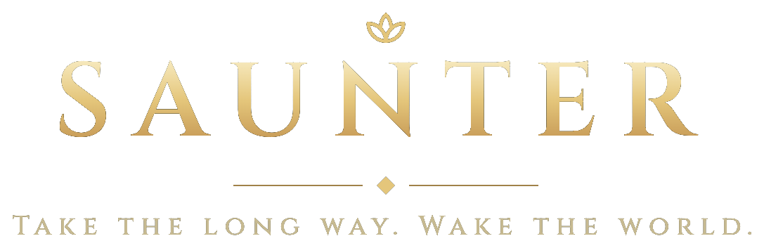 Saunter — Take the long way. Wake the world.